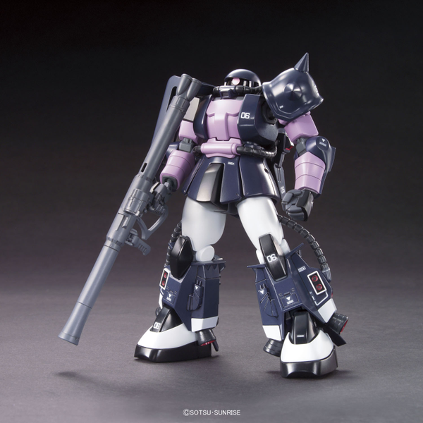 BANDAI Hobby HGUC 1/144 #151 MS-06R-1A Zaku II Black Tristars