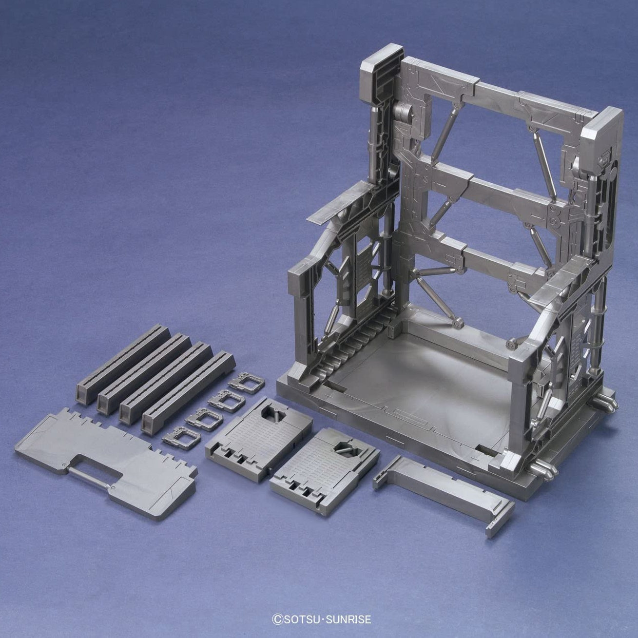 Bandai Builders Parts Gundam System Base 001 (Gunmetal) 1/144