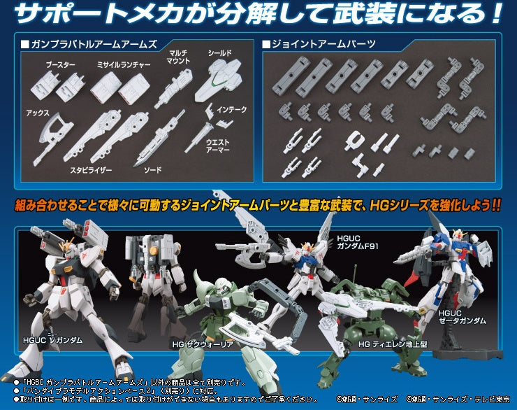 BANDAI Hobby HGBC 1/144 Build Custom Gunpla Battle Arm Arms