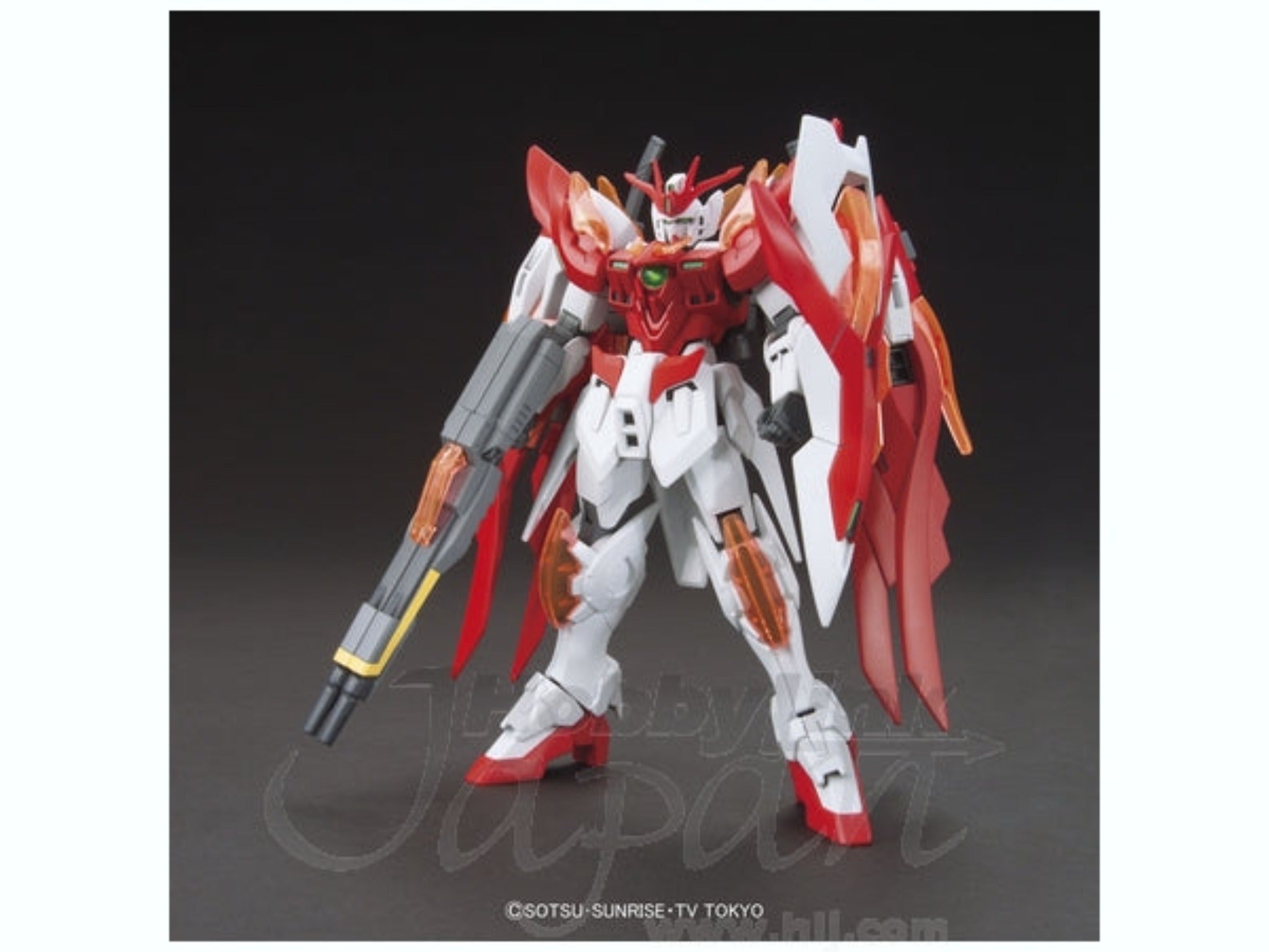 BANDAI Hobby HGBF 1/144 Wing Gundam Zero Honoo