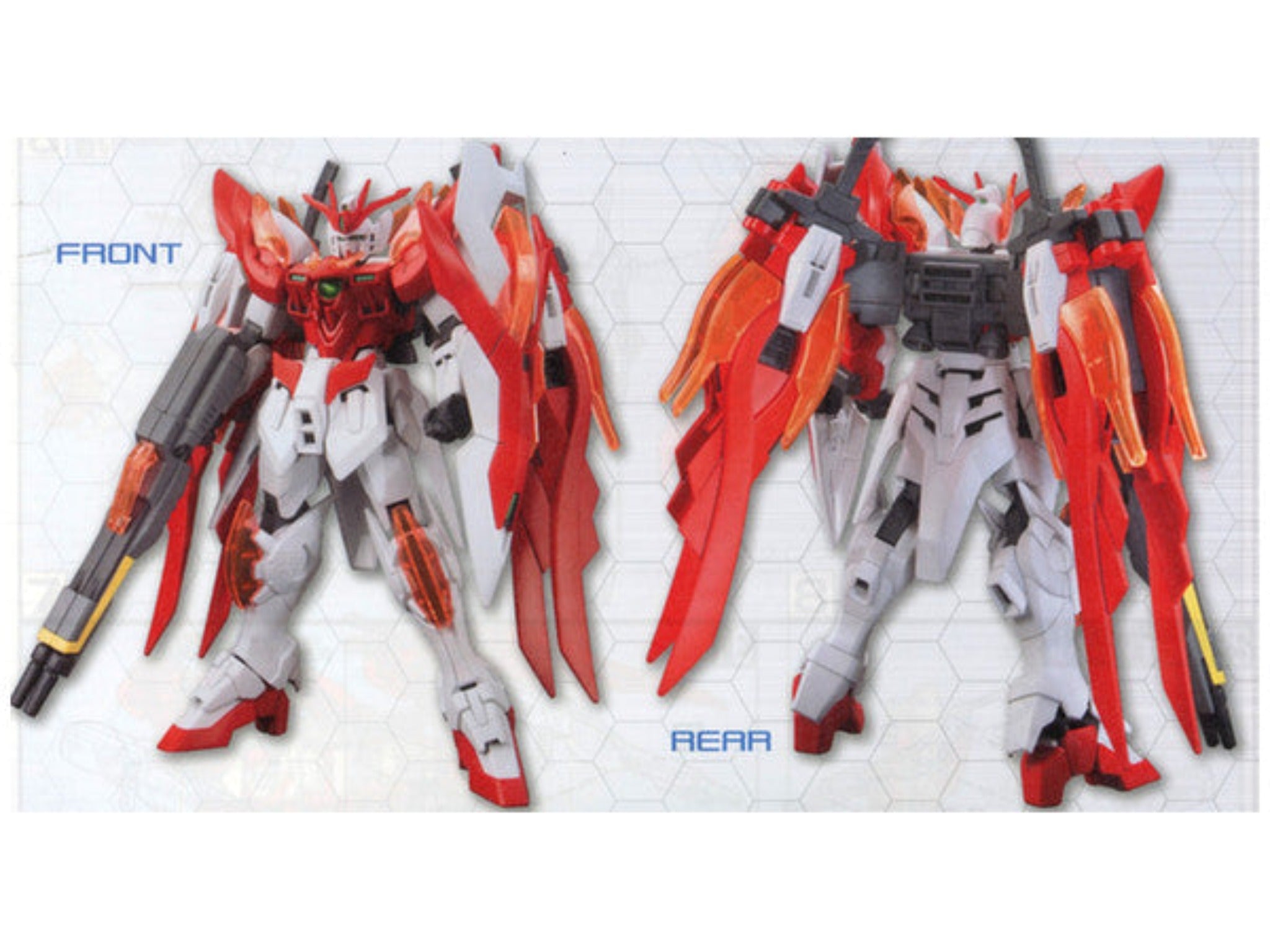 BANDAI Hobby HGBF 1/144 Wing Gundam Zero Honoo