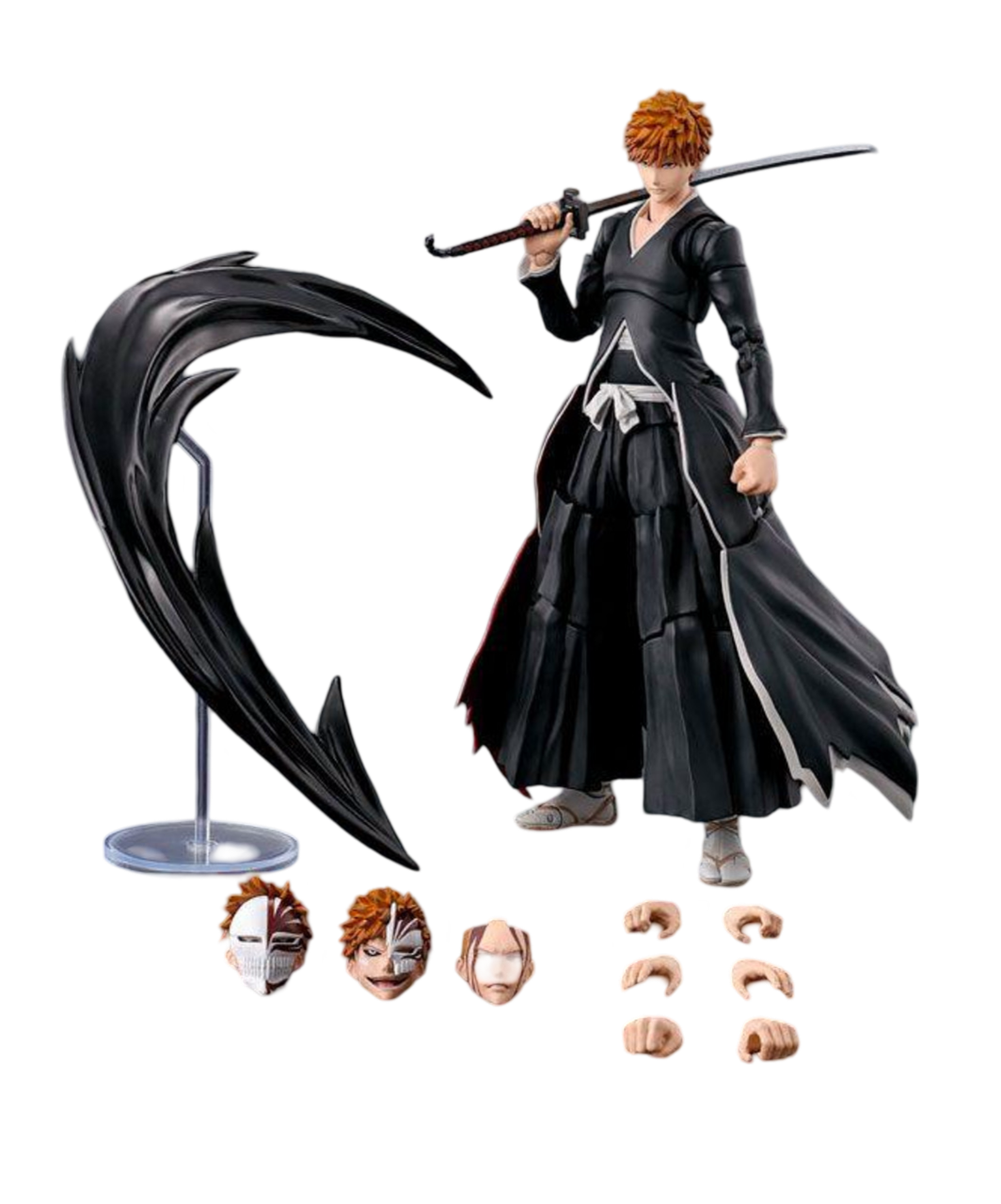 TAMASHII NATIONS ICHIGO KUROSAKI -Getsugatensho- "BLEACH", TAMASHII NATIONS S.H.Figuarts(4573102673701)