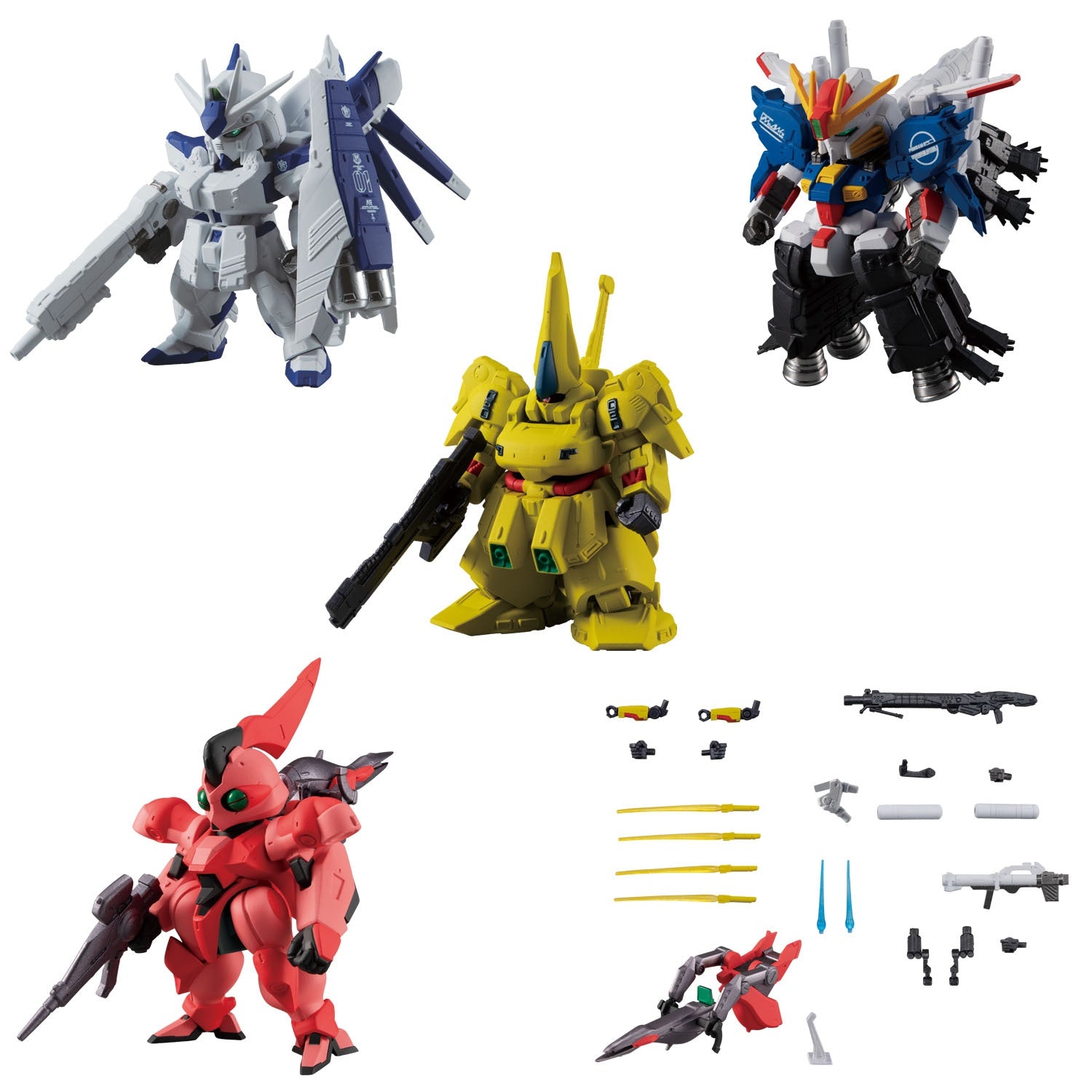 Bandai FW Gundam Converge #Plus 02, 'Mobile Suit Gundam', Bandai Micro Wars (5/Box)