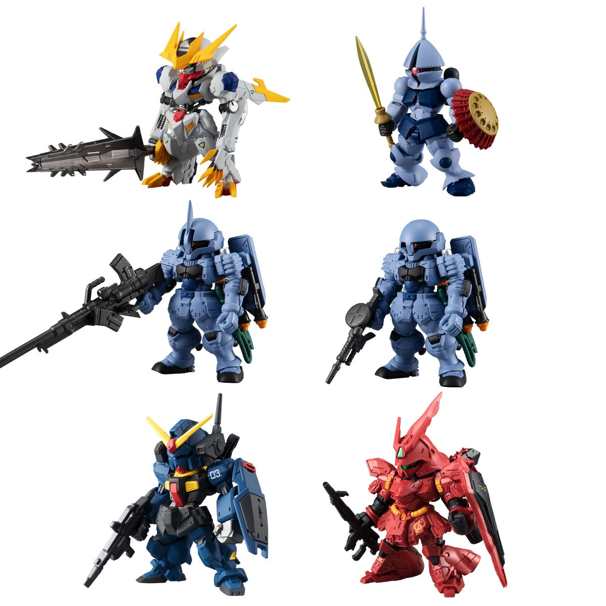 Bandai Shokugan FW Gundam Converge 10TH ANNIVERSARY # SELECTION 01 "Gundam", Blind Box of 10