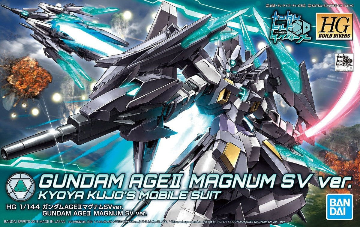 Bandai #24 Gundam Agell Magnum (SV Ver.) 'Build Divers', Bandai HGBD 1/144