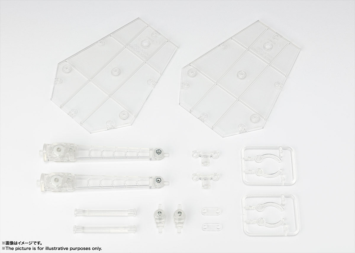 BANDAI Spirits Tamashii Stage Act. 5 for Mechanics, Stand Support (Clear), Bandai