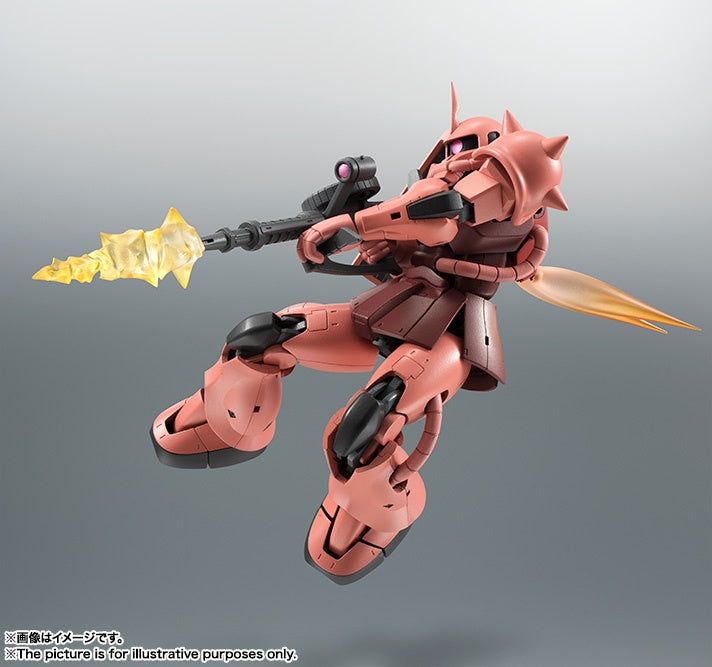 Bandai Spirits The Robot Spirits <Side MS> MS-06S Zaku II Char's Custom Model Ver. A.N.I.M.E. "Mobile Suit Gundam"