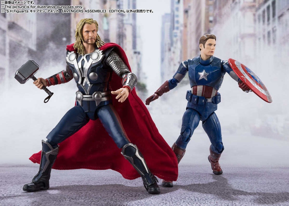 Marvel Avengers Assemble - Avengers - Captain America - S.H.Figuarts - 《AVENGERS ASSEMBLE》 EDITION(Bandai Spirits)