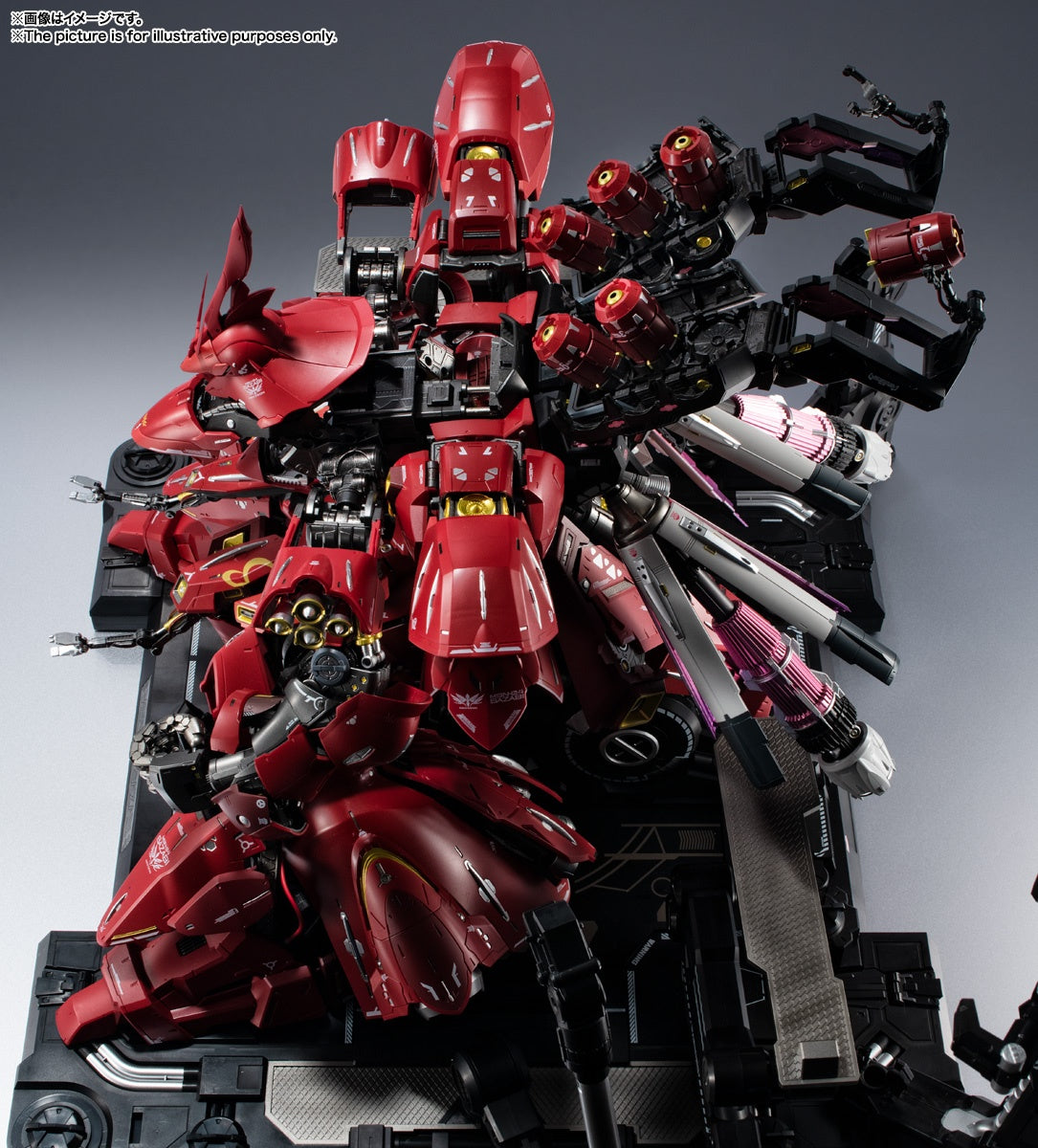 Mobile Suit Gundam: Char's Counterattack - MSN-04 Sazabi - Metal Structure Kaitai-Shou-Ki - 1/60(Bandai Spirits)