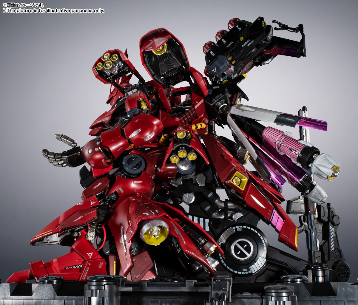 Mobile Suit Gundam: Char's Counterattack - MSN-04 Sazabi - Metal Structure Kaitai-Shou-Ki - 1/60(Bandai Spirits)