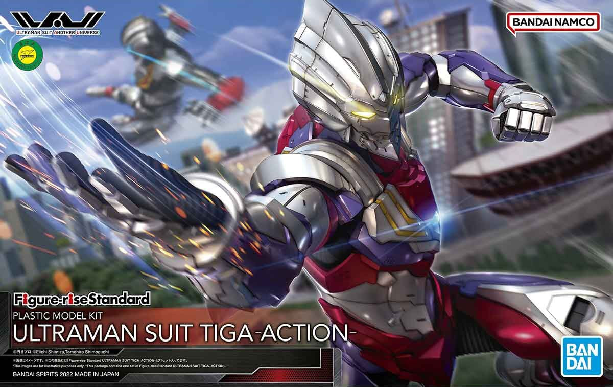 ULTRAMAN SUIT ANOTHER UNIVERSE - UAU - Ultraman Suit Tiga - Figure-rise Standard - -Action- - 1/12(Bandai Spirits)