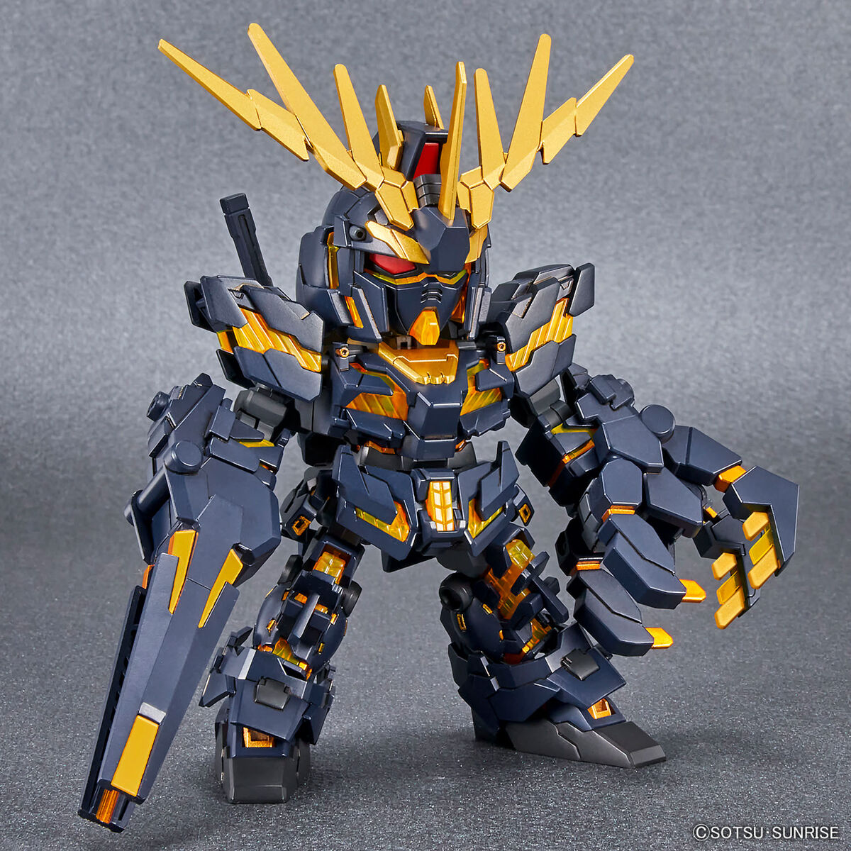 BANDAI Hobby SD GUNDAM CROSS SILHOUETTE UNICORN GUNDAM 02 BANSHEE (DESTROY MODE) & BANSHEE NORN PARTS SET