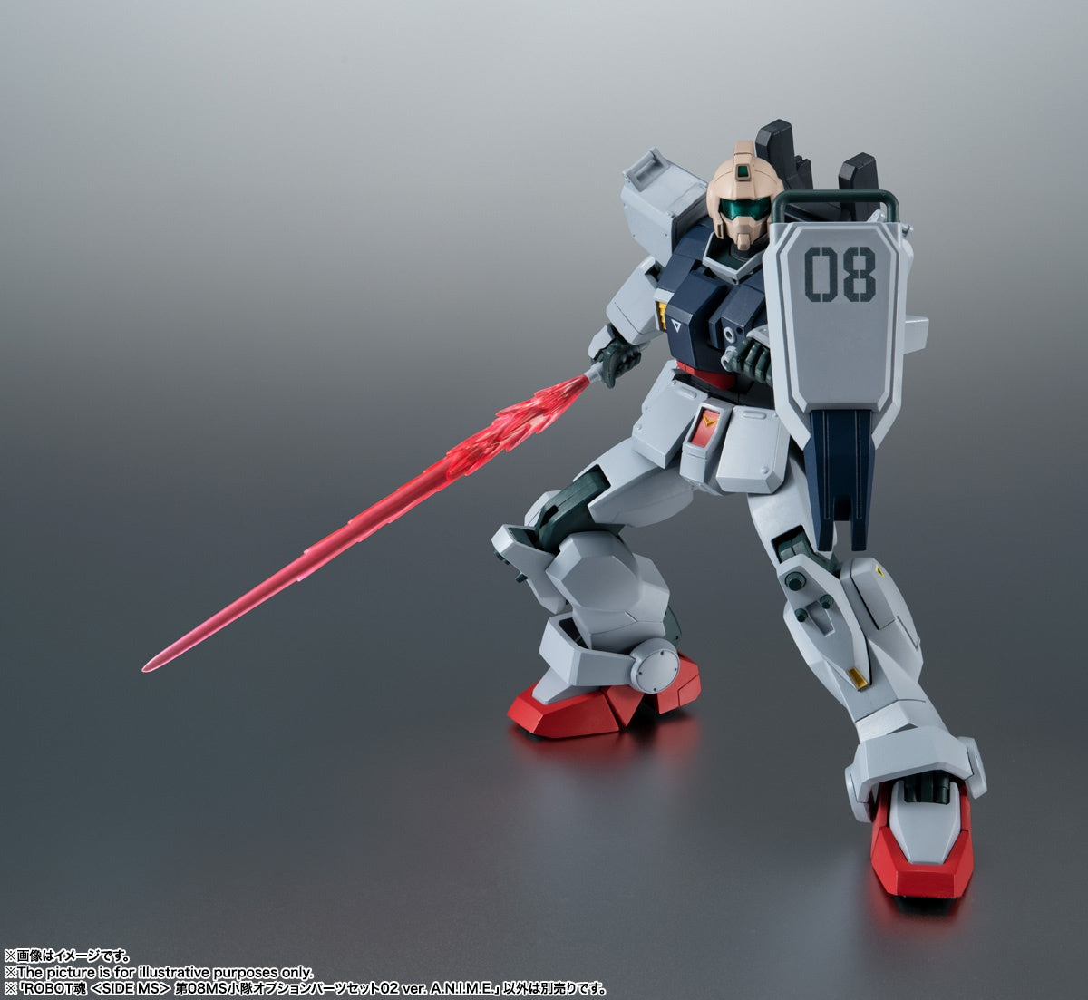 Mobile Suit Gundam: The 08th MS Team - Gundam MS08 - The 08th MS Team - Kiki Rosita - Michel Ninorich - Shirou Amada - Robot Spirits (R-296), Robot Spirits <Side MS>, Robot Spirits ver. A.N.I.M.E.(Bandai Spirits)