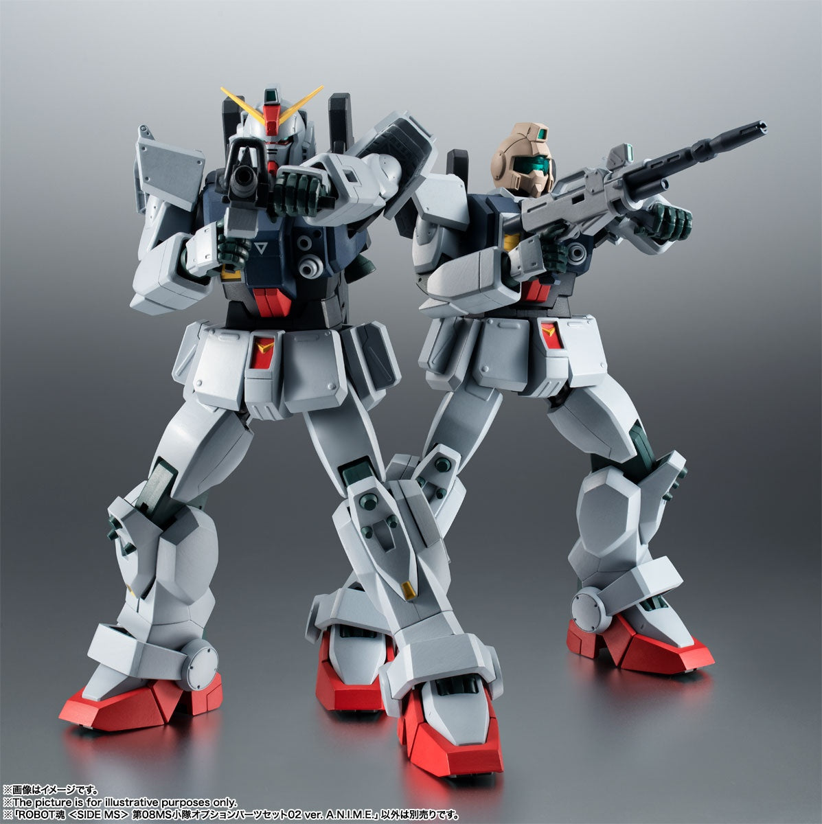 Mobile Suit Gundam: The 08th MS Team - Gundam MS08 - The 08th MS Team - Kiki Rosita - Michel Ninorich - Shirou Amada - Robot Spirits (R-296), Robot Spirits <Side MS>, Robot Spirits ver. A.N.I.M.E.(Bandai Spirits)