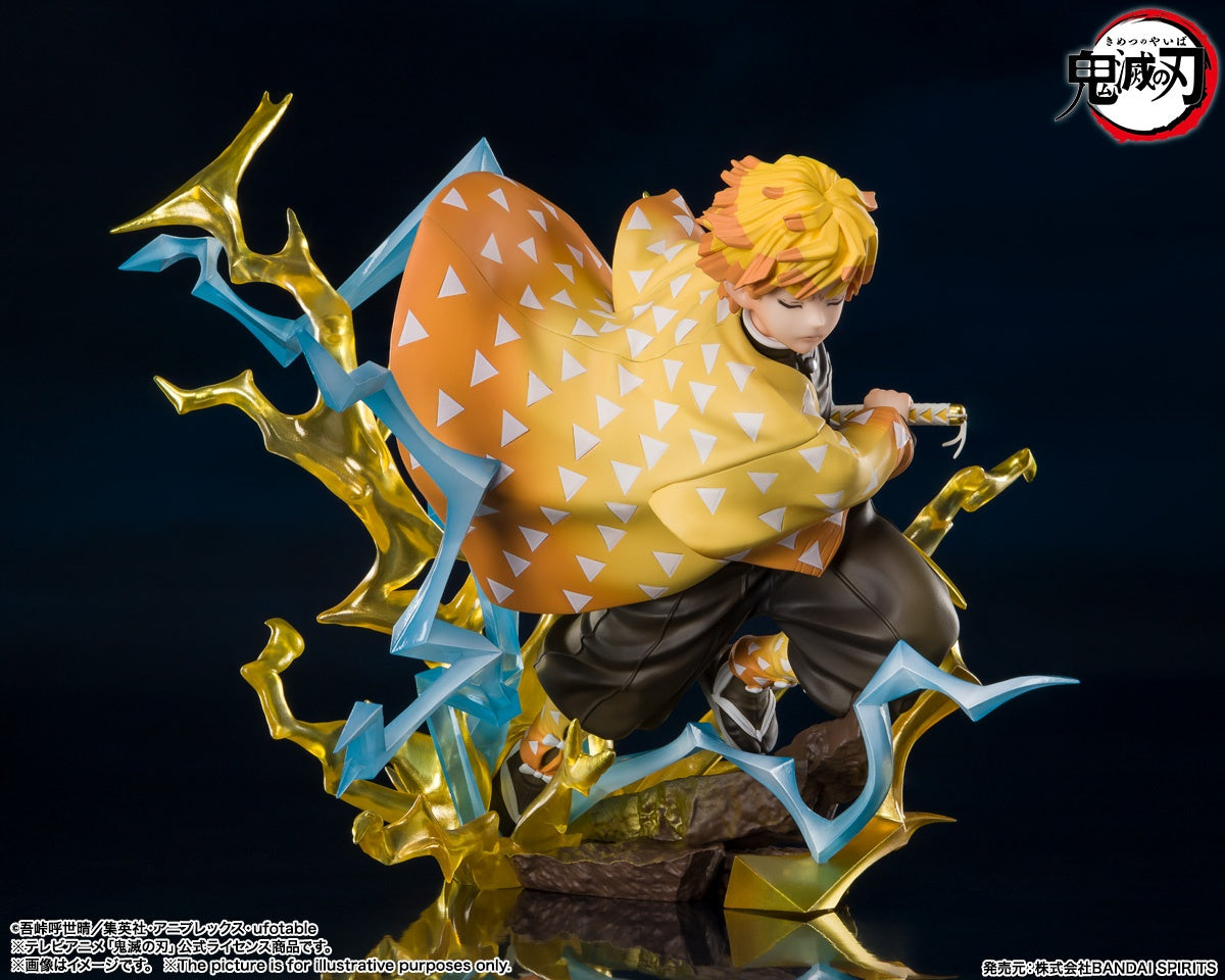 BANDAI Spirits Zenitsu Agatsuma Thunderclap and Flash Demon Slayer: Kimestu no Yaiba, Bandai Spirits FiguartsZERO