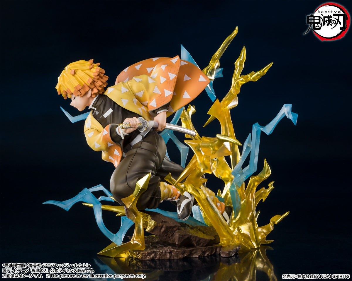 BANDAI Spirits Zenitsu Agatsuma Thunderclap and Flash Demon Slayer: Kimestu no Yaiba, Bandai Spirits FiguartsZERO