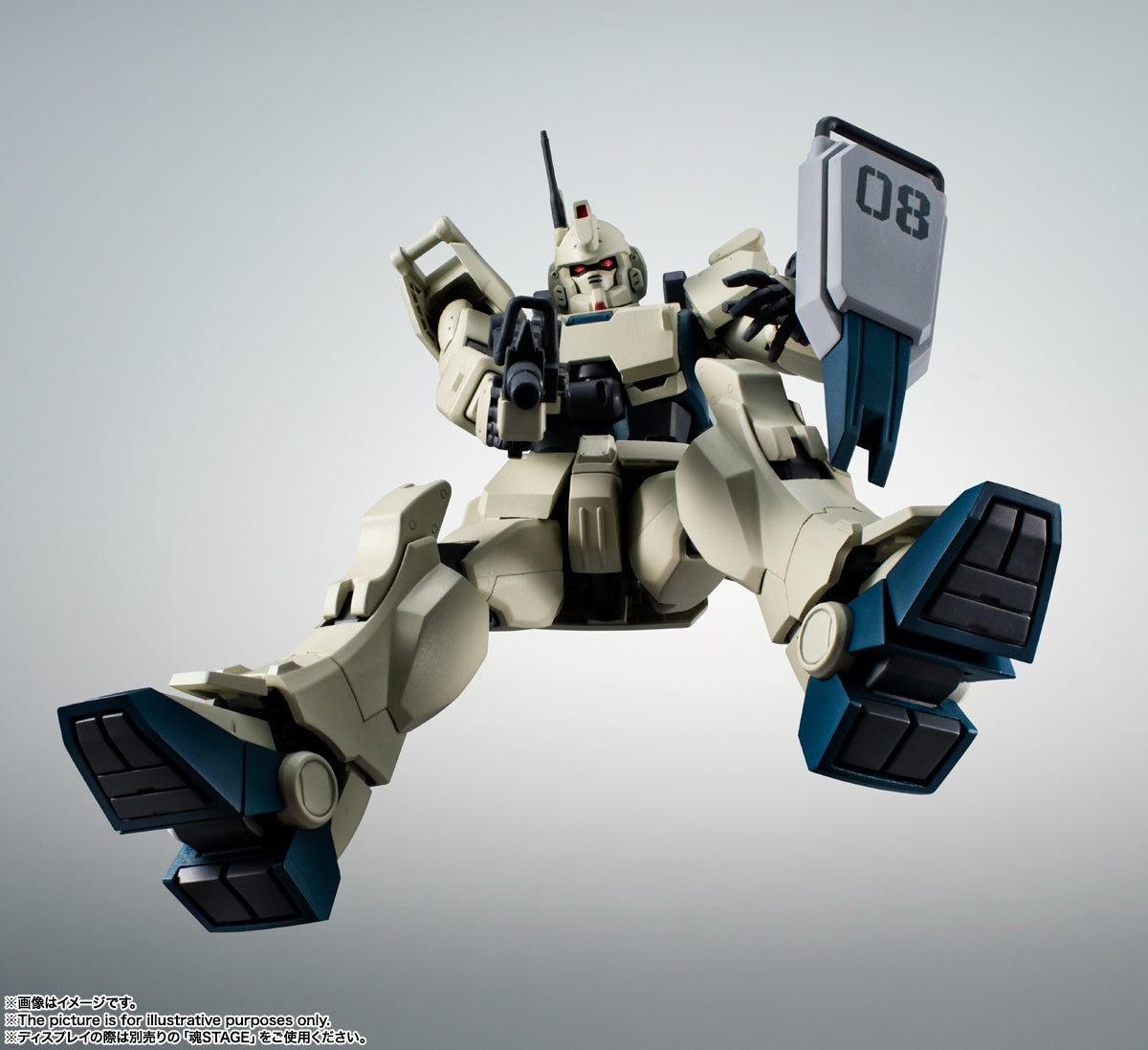 BANDAI Spirits RX-79(G)E-8 Gundam Ez-8 ver. A.N.I.M.E. Mobile Suit Gundam: The 08th MS Team, Bandai Spirits The Robot Spirits