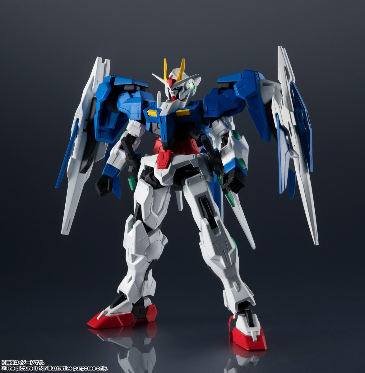 Mobile Suit Gundam 00 - GN-0000+GNR-010 00 Raiser - Gundam Universe(Bandai Spirits)