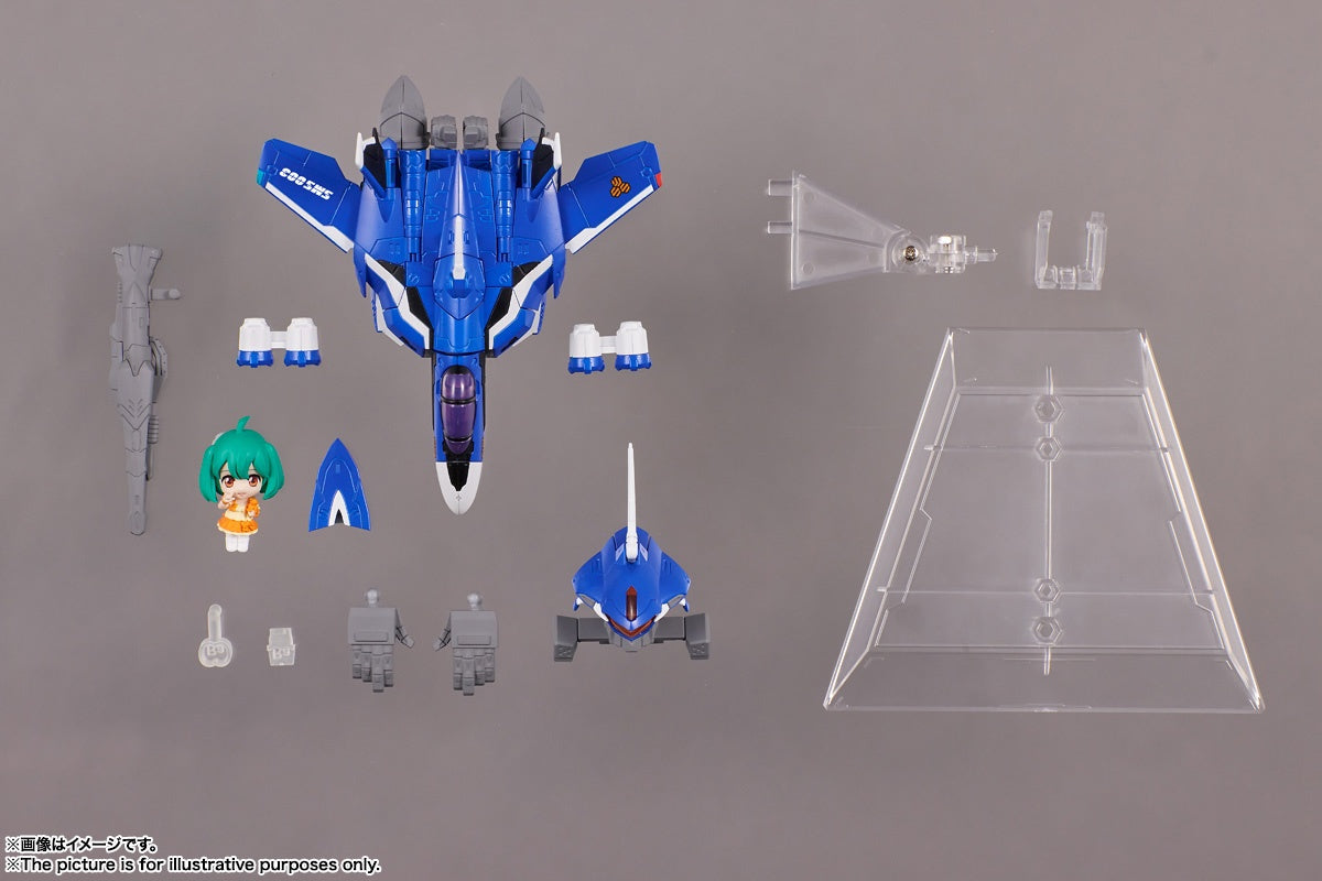 BANDAI Spirits VF-25G MESSIAH VALKYRIE (MICHAEL USE) with RANKA Macross Frontier, Bandai Spirits Tiny Session