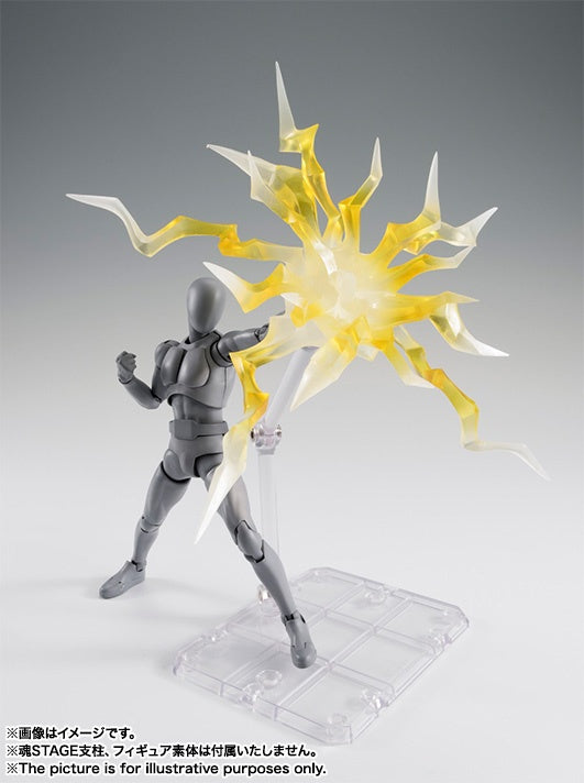 BANDAI Spirits TAMASHII EFFECT THUNDER Yellow Ver. , Bandai Spirits Tamashii Effect