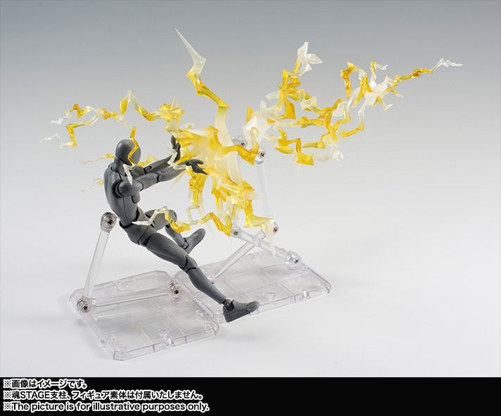 BANDAI Spirits TAMASHII EFFECT THUNDER Yellow Ver. , Bandai Spirits Tamashii Effect