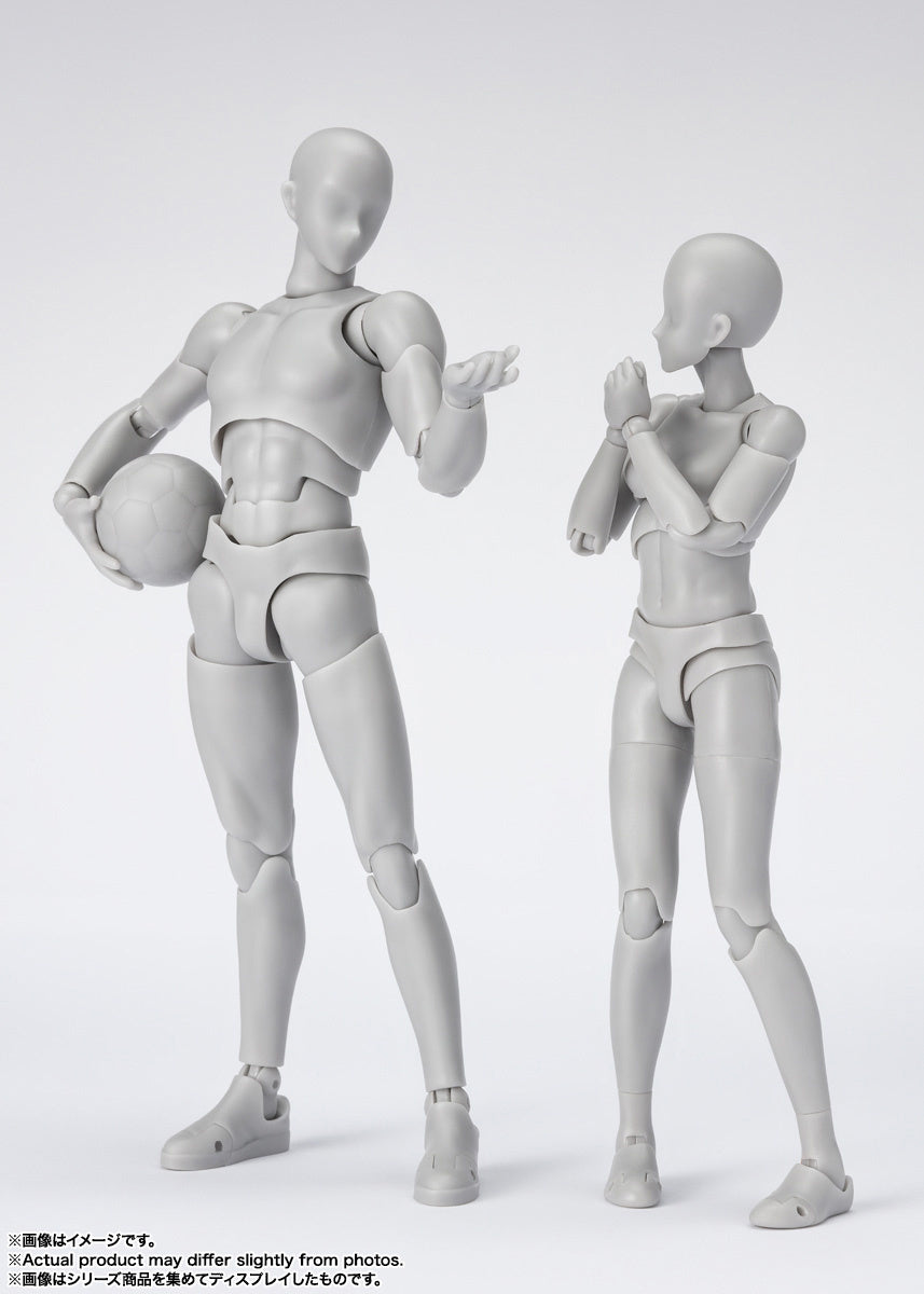 BANDAI Spirits Body-Chan -Sports- Edition DX Set (Gray Color ver.) , Tamashii Nations S.H.Figuarts