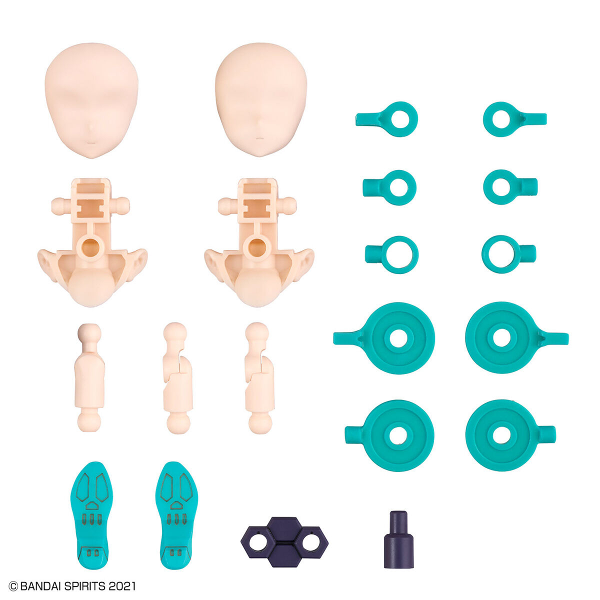 BANDAI Hobby 30MS OPTION PARTS SET 7 (EVIL COSTUME) [COLOR A]