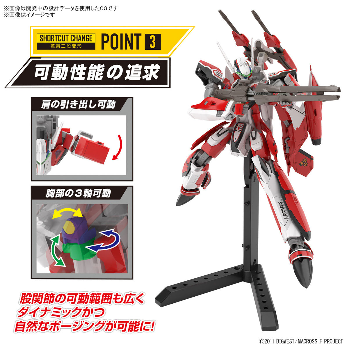 BANDAI Hobby HG 1/100 YF-29 DURANDAL VALKYRIE (ALTO SAOTOME USE)