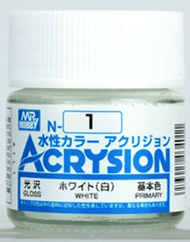 Mr Hobby Acrysion N1 - White (Gloss/Primary)