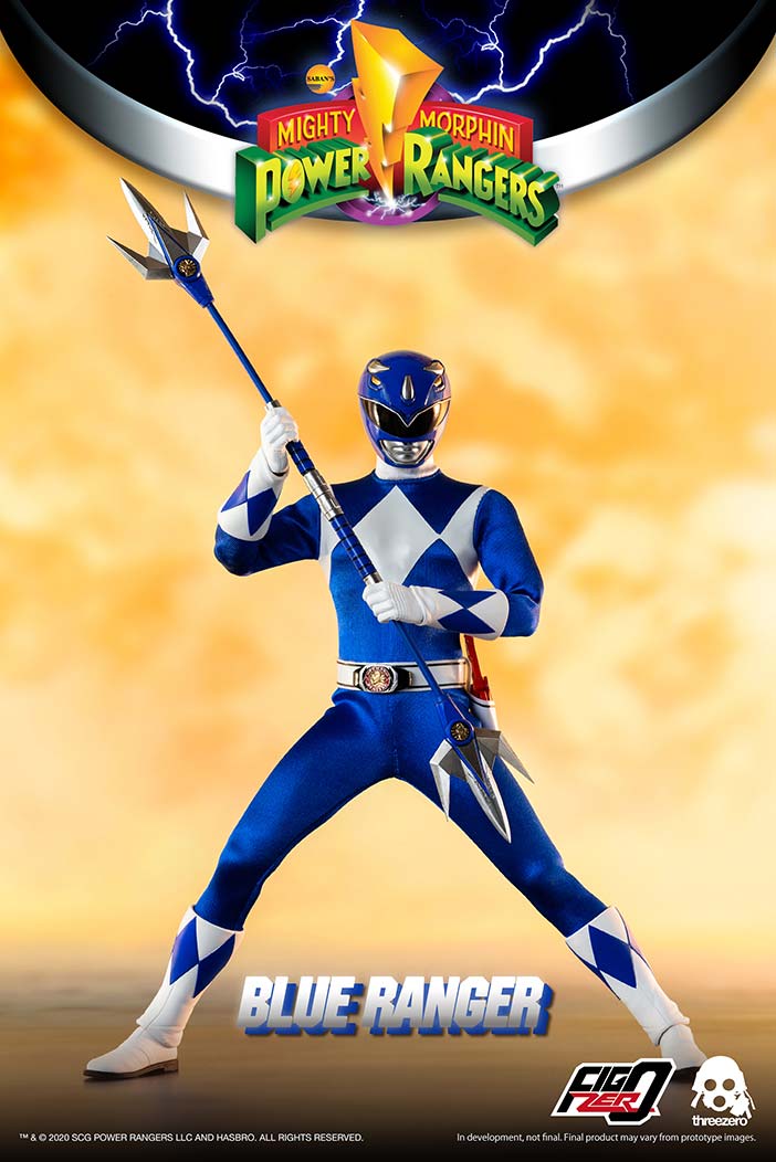 threezero Mighty Morphin Power Rangers – 1/6 Blue Ranger(04897056204829)