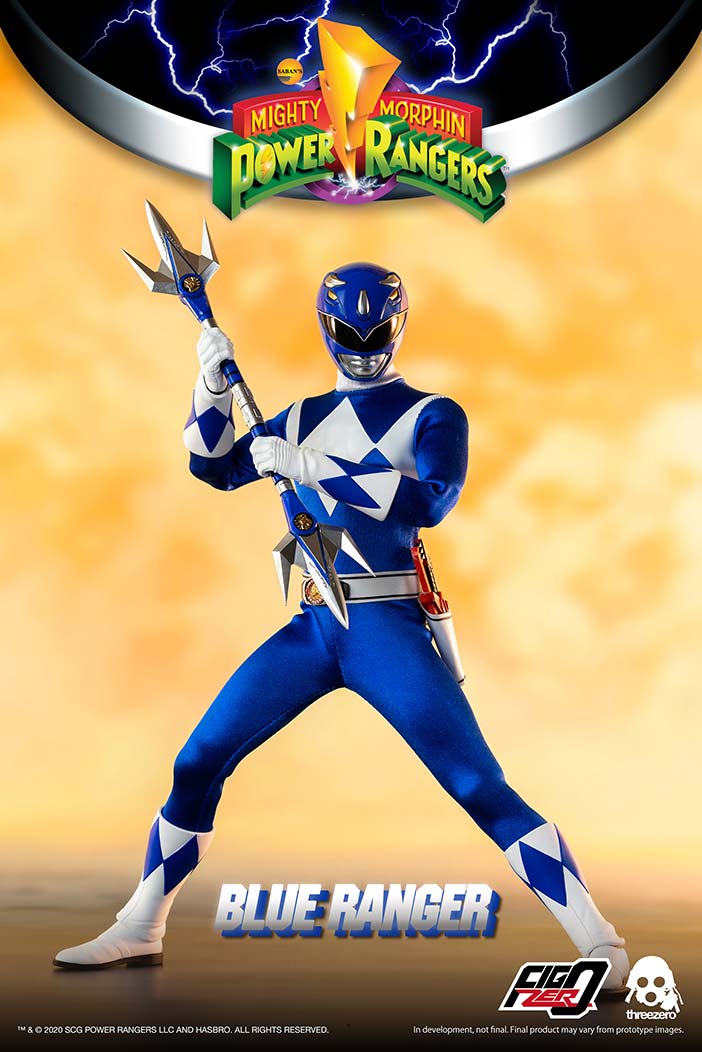 threezero Mighty Morphin Power Rangers – 1/6 Blue Ranger(04897056204829)