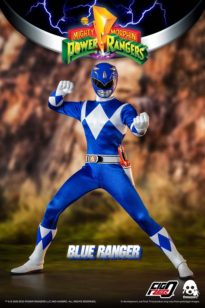 threezero Mighty Morphin Power Rangers – 1/6 Blue Ranger(04897056204829)