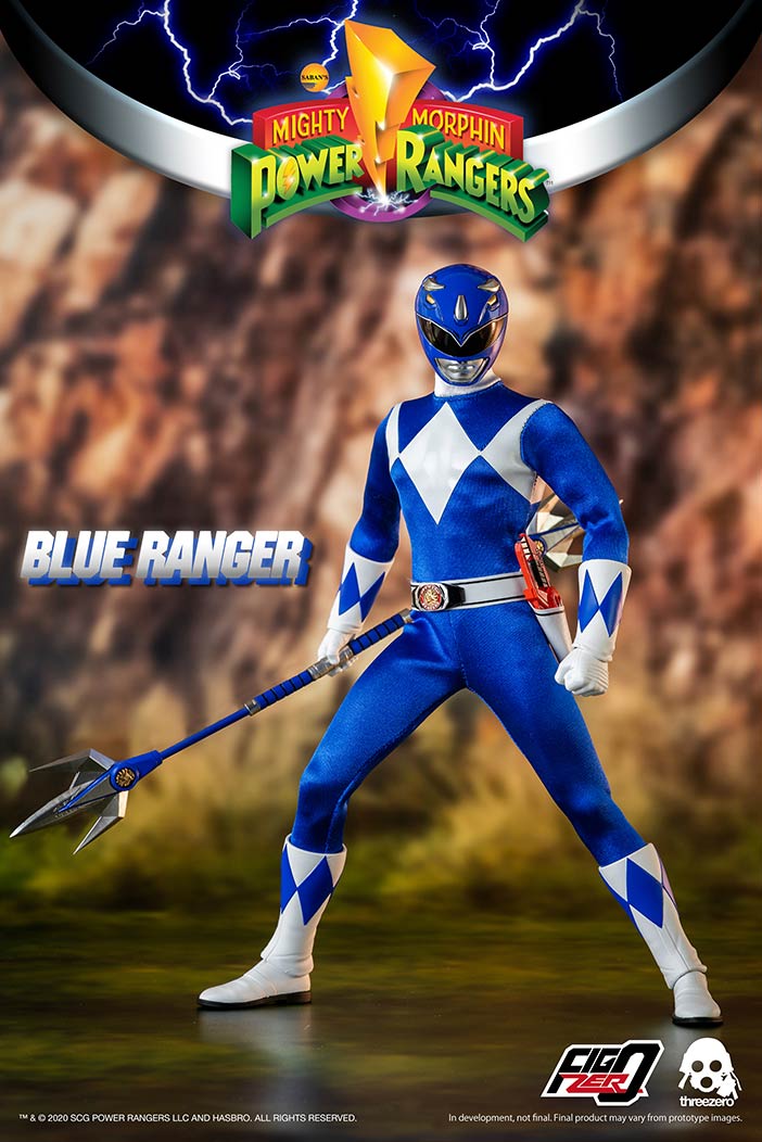 threezero Mighty Morphin Power Rangers – 1/6 Blue Ranger(04897056204829)