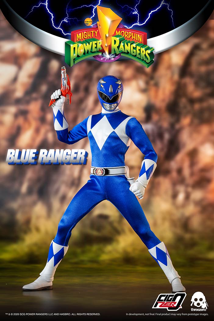 threezero Mighty Morphin Power Rangers – 1/6 Blue Ranger(04897056204829)