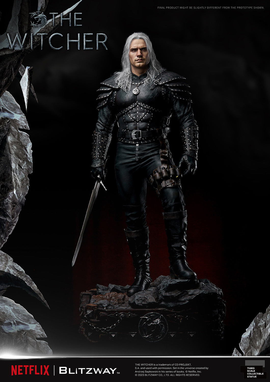 Blitzway 1/3 Infinite Scale Statue The Witcher 'Geralt of Rivia' "The Witcher"