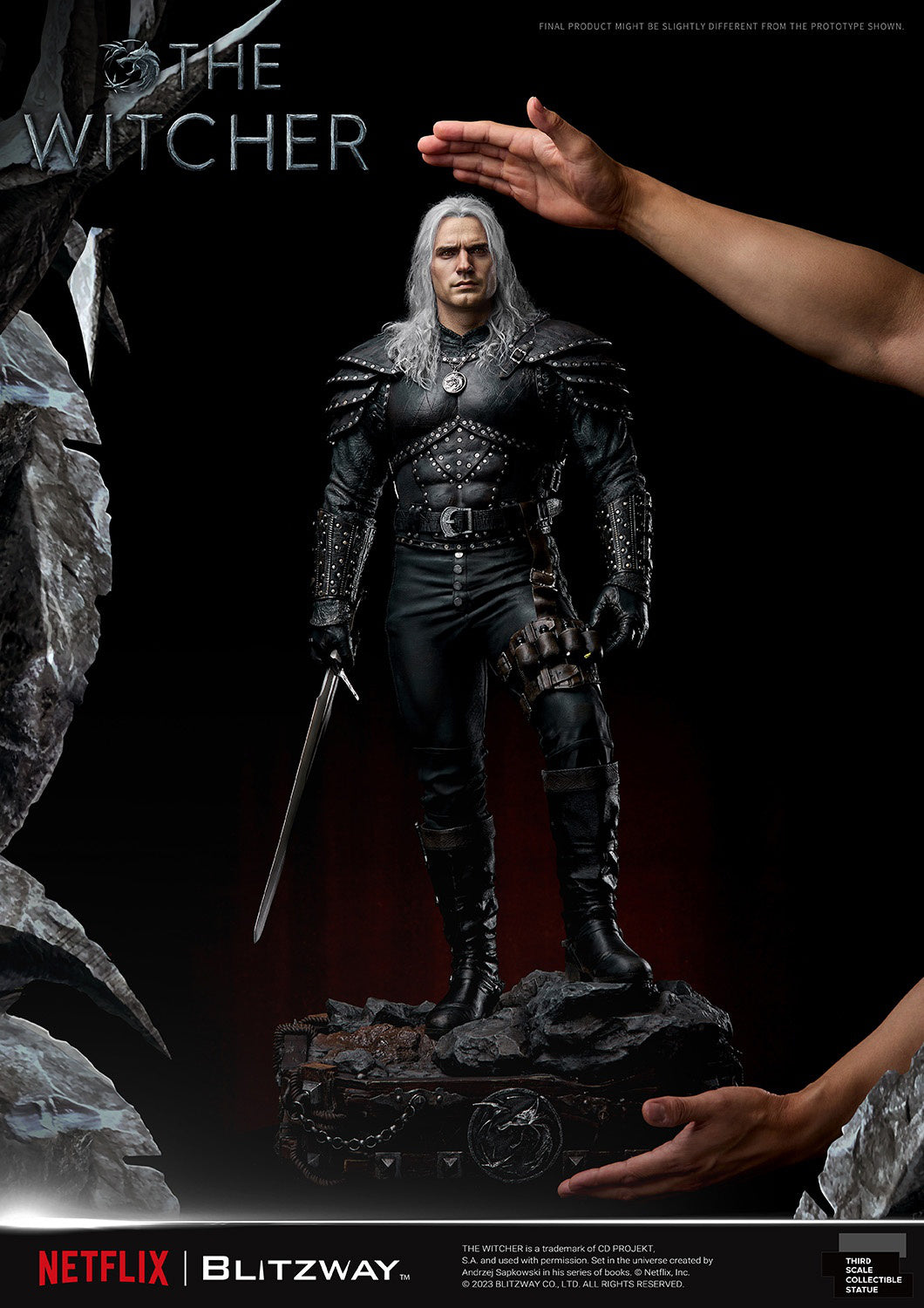 Blitzway 1/3 Infinite Scale Statue The Witcher 'Geralt of Rivia' "The Witcher"