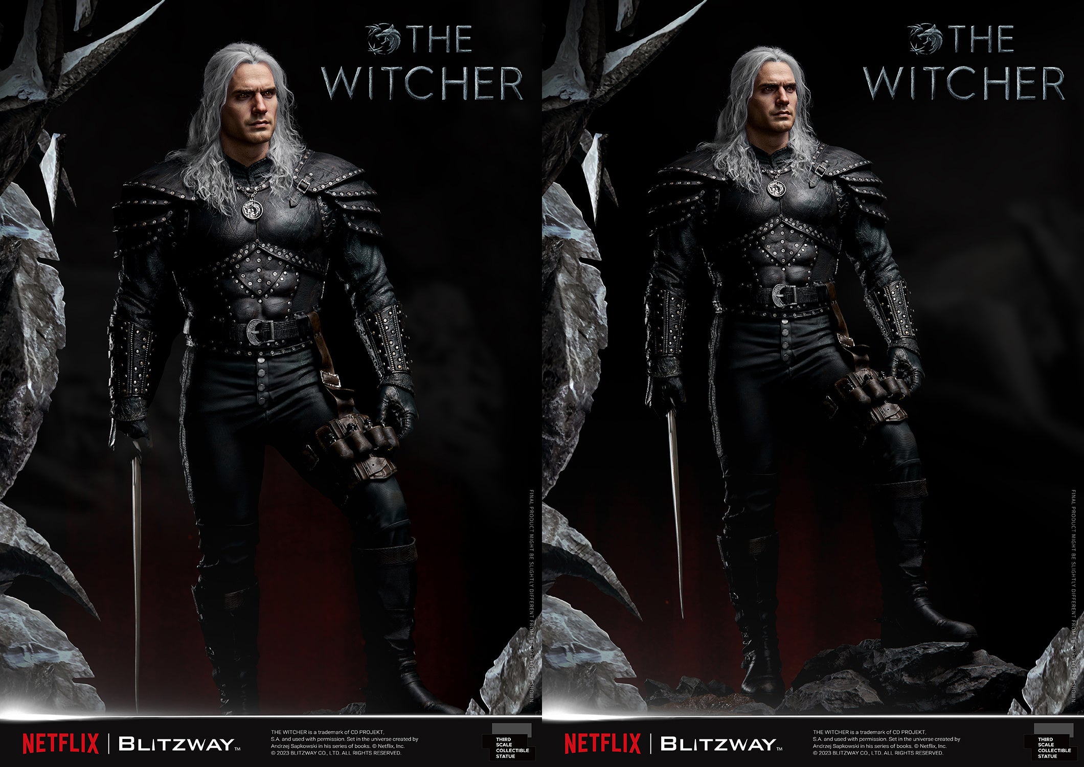 Blitzway 1/3 Infinite Scale Statue The Witcher 'Geralt of Rivia' "The Witcher"