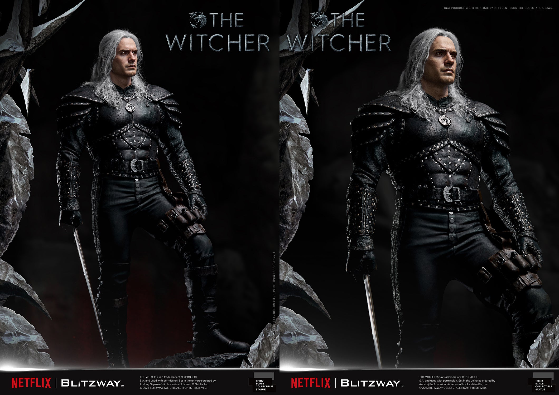 Blitzway 1/3 Infinite Scale Statue The Witcher 'Geralt of Rivia' "The Witcher"