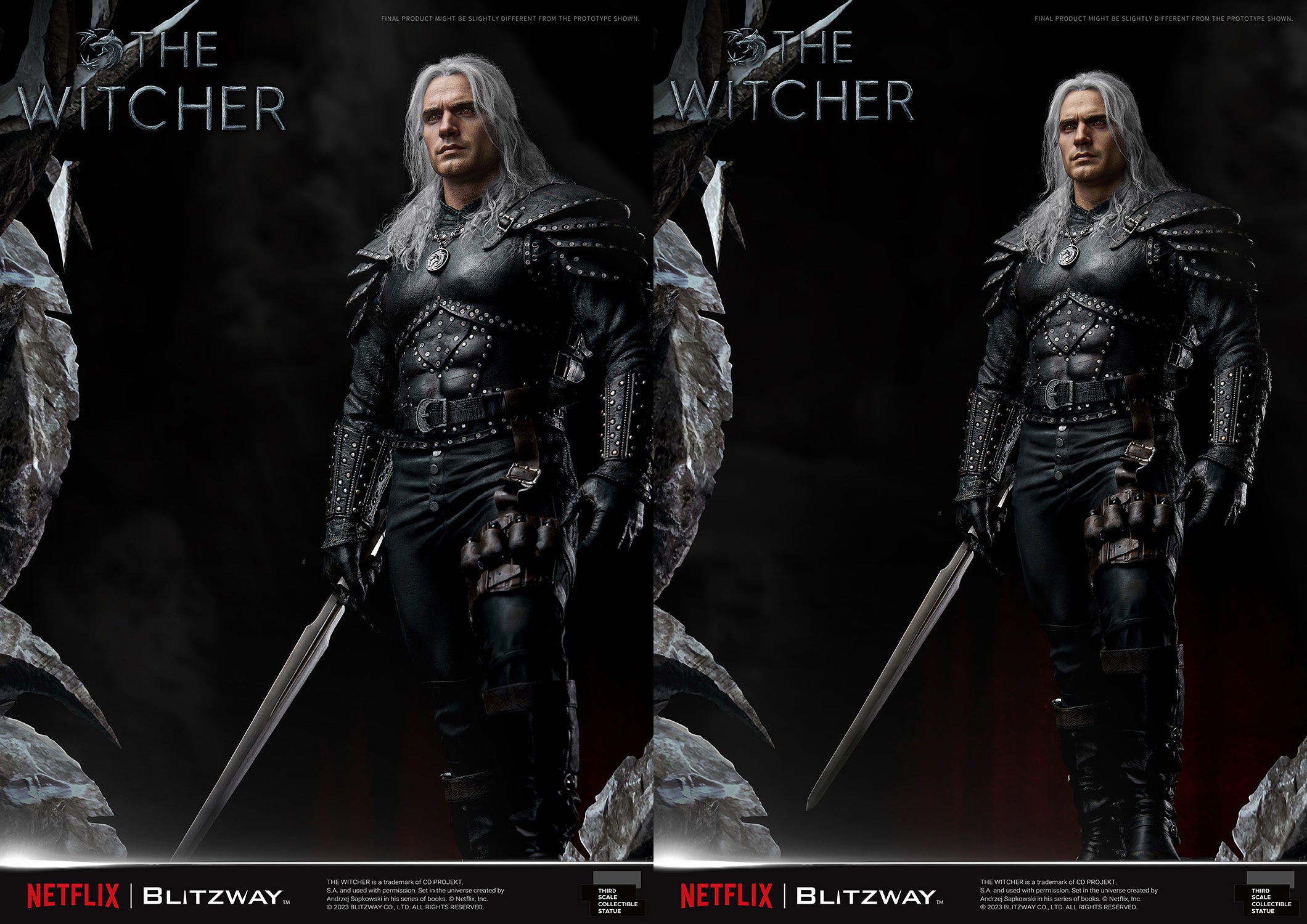 Blitzway 1/3 Infinite Scale Statue The Witcher 'Geralt of Rivia' "The Witcher"