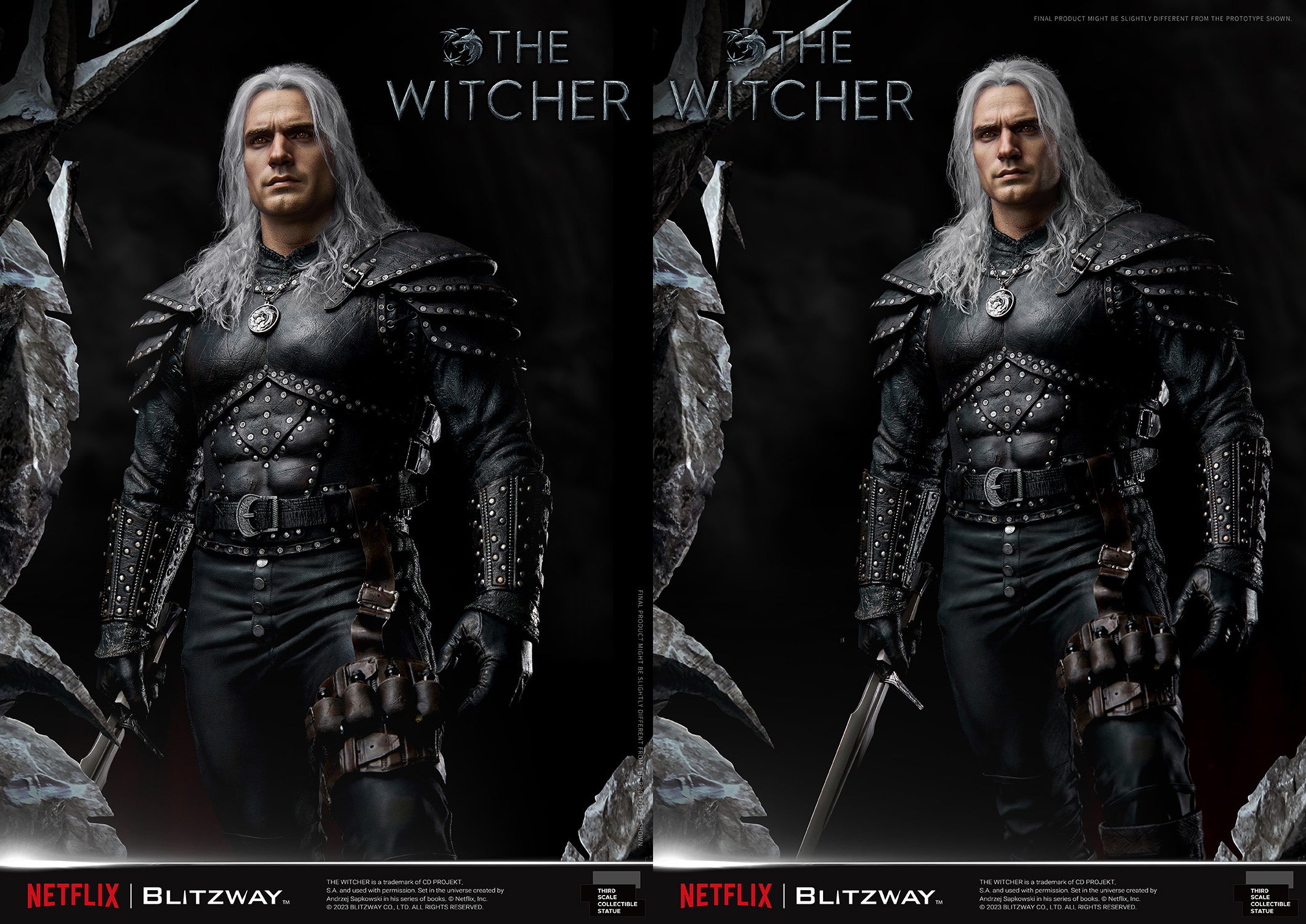 Blitzway 1/3 Infinite Scale Statue The Witcher 'Geralt of Rivia' "The Witcher"