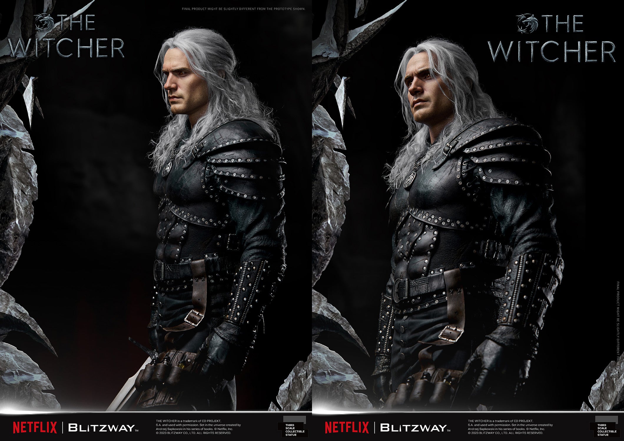 Blitzway 1/3 Infinite Scale Statue The Witcher 'Geralt of Rivia' "The Witcher"