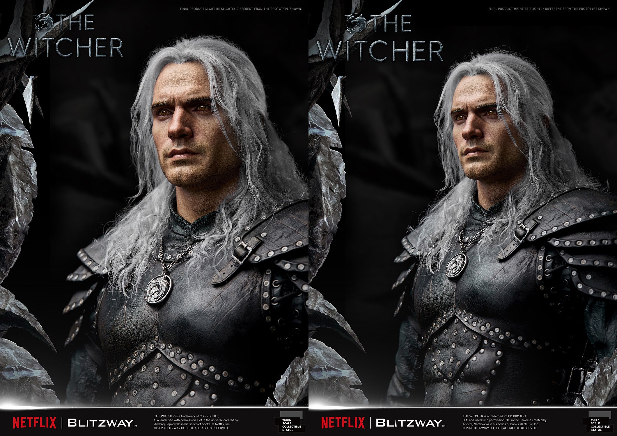 Blitzway 1/3 Infinite Scale Statue The Witcher 'Geralt of Rivia' "The Witcher"