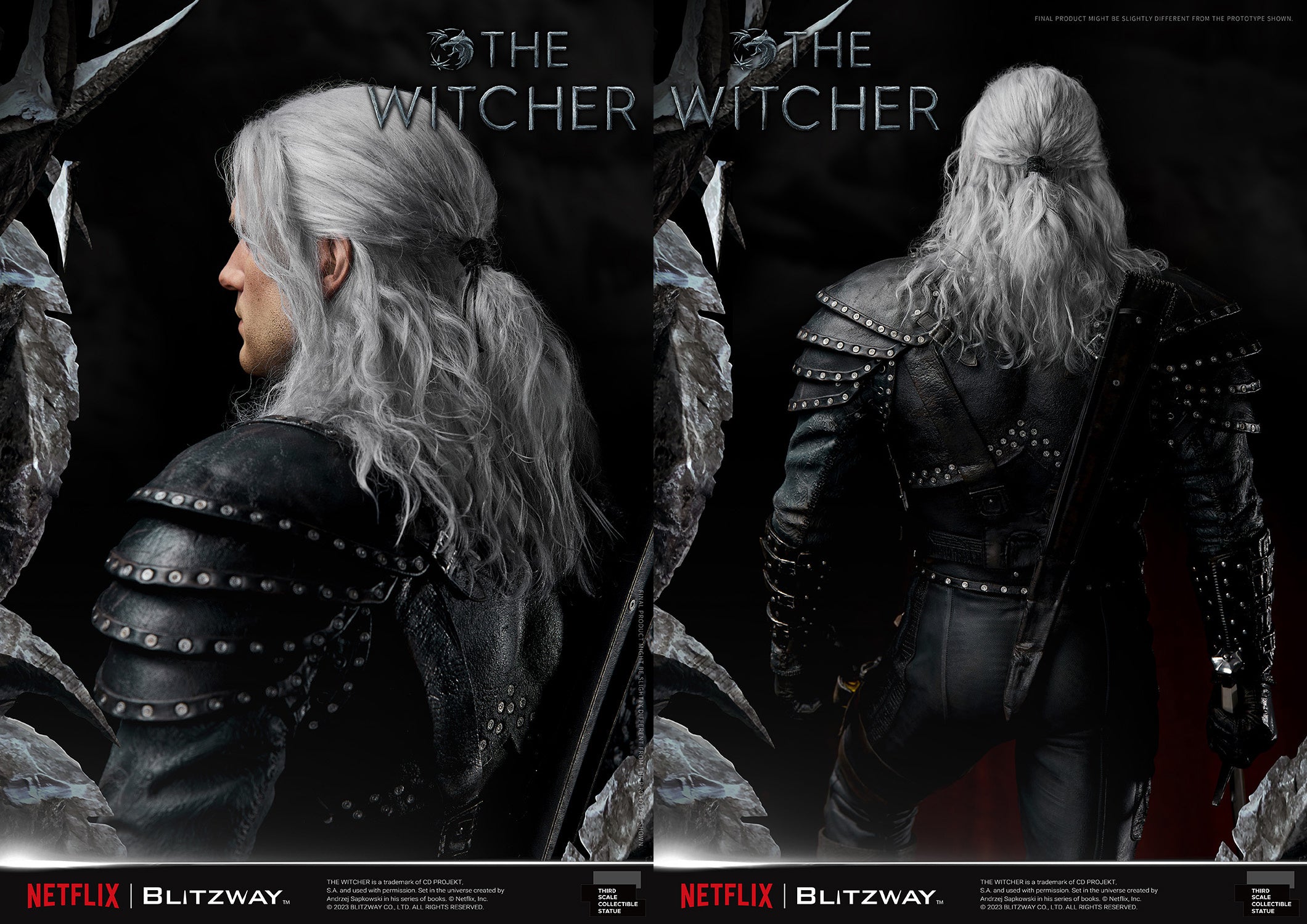 Blitzway 1/3 Infinite Scale Statue The Witcher 'Geralt of Rivia' "The Witcher"