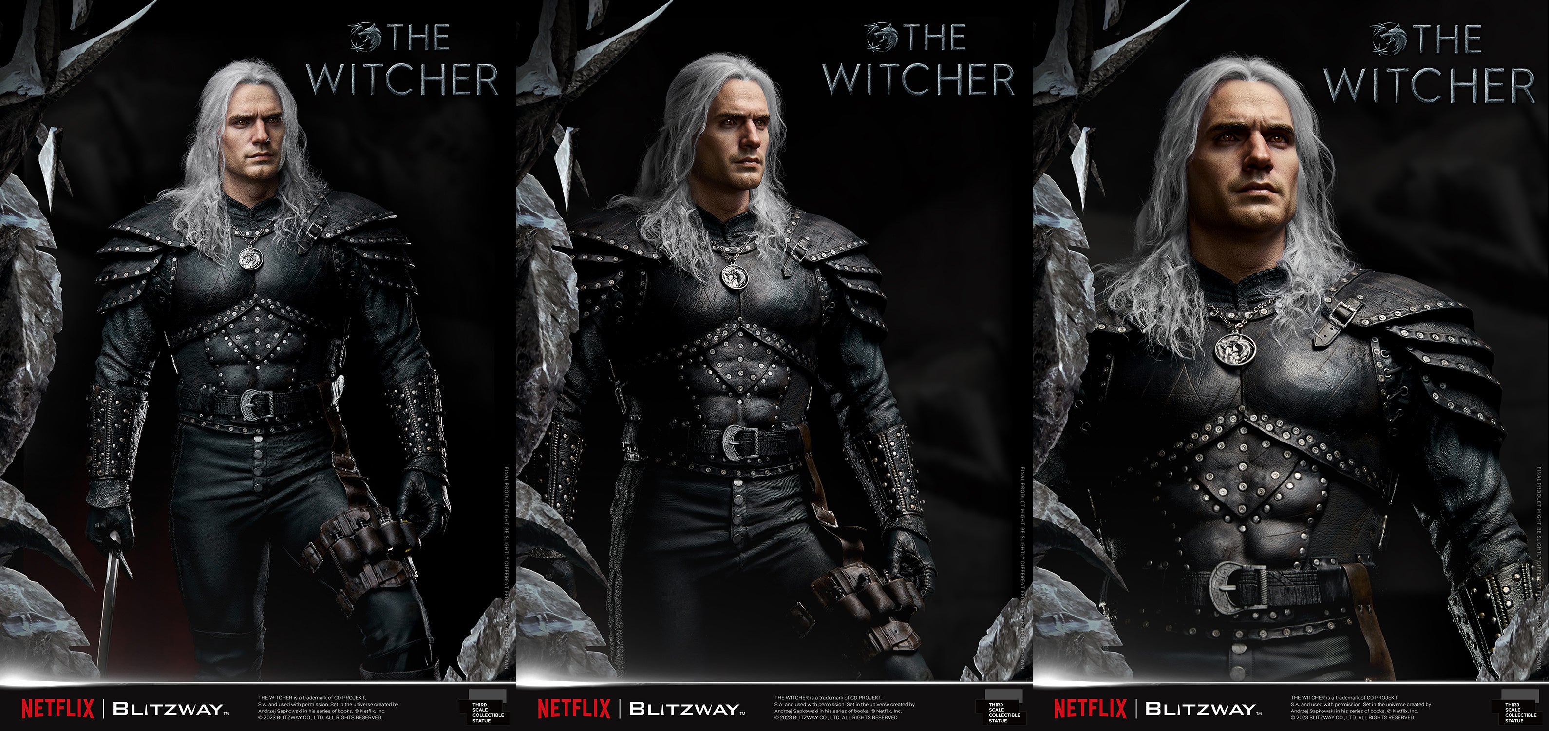 Blitzway 1/3 Infinite Scale Statue The Witcher 'Geralt of Rivia' "The Witcher"