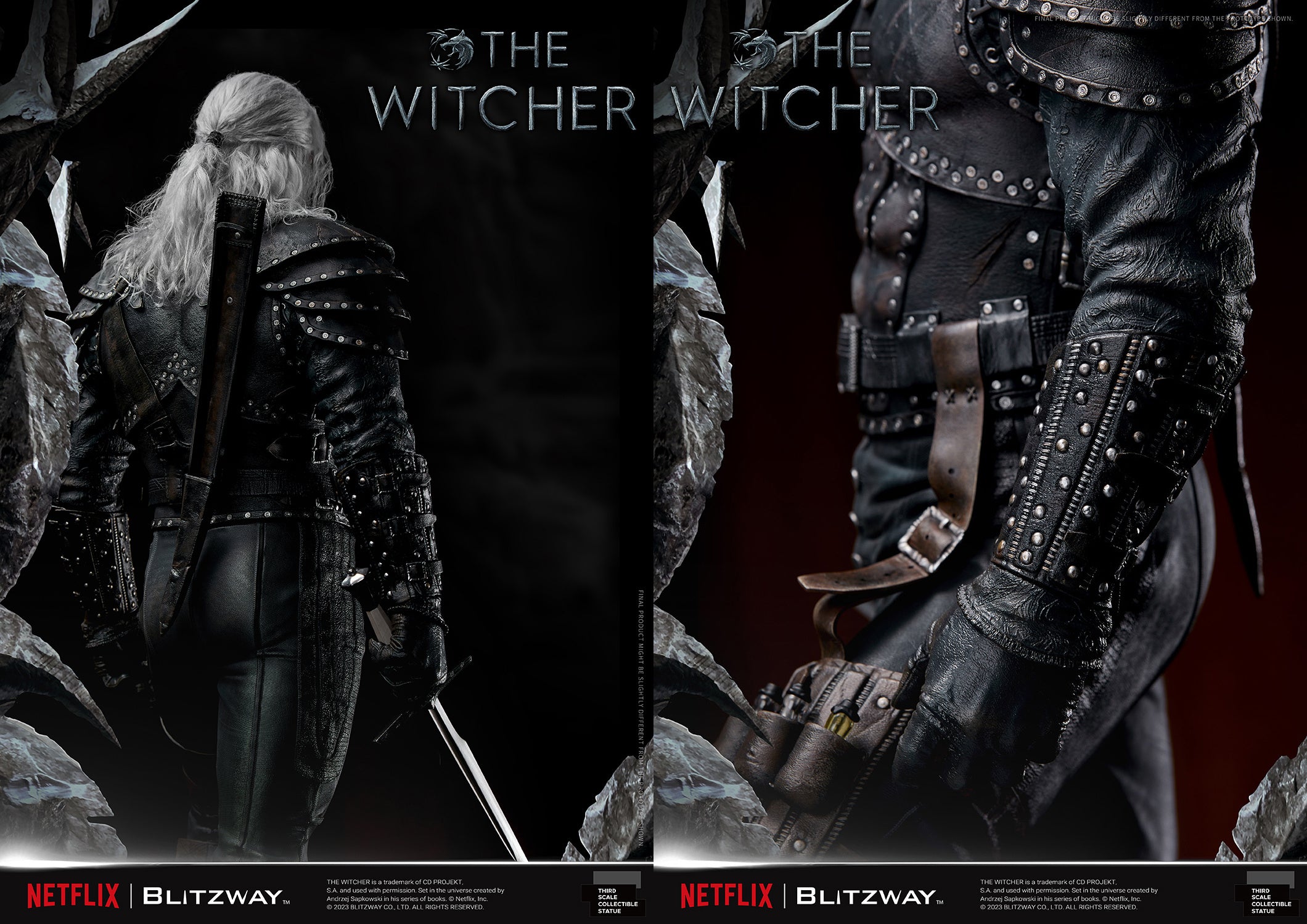 Blitzway 1/3 Infinite Scale Statue The Witcher 'Geralt of Rivia' "The Witcher"