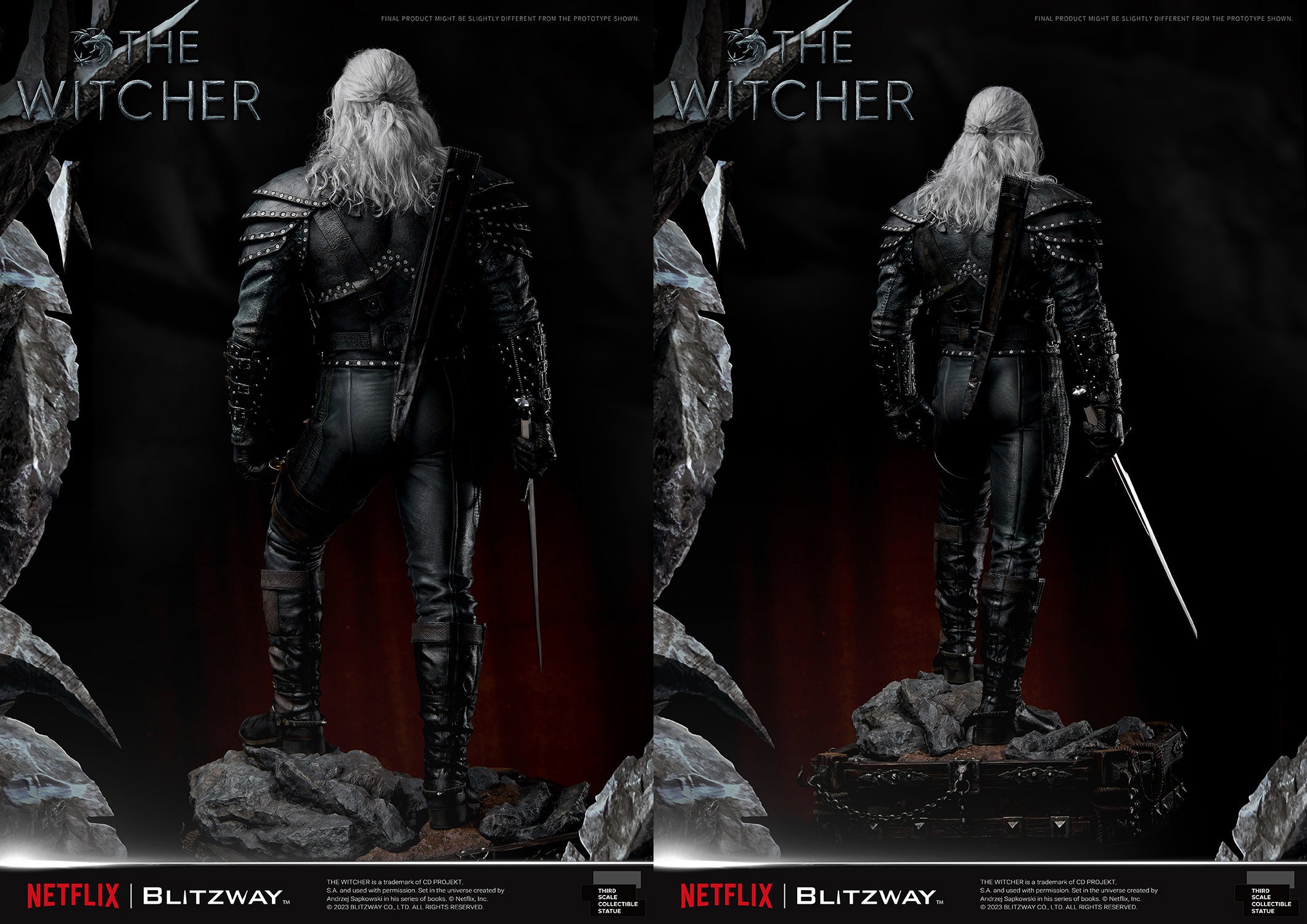 Blitzway 1/3 Infinite Scale Statue The Witcher 'Geralt of Rivia' "The Witcher"