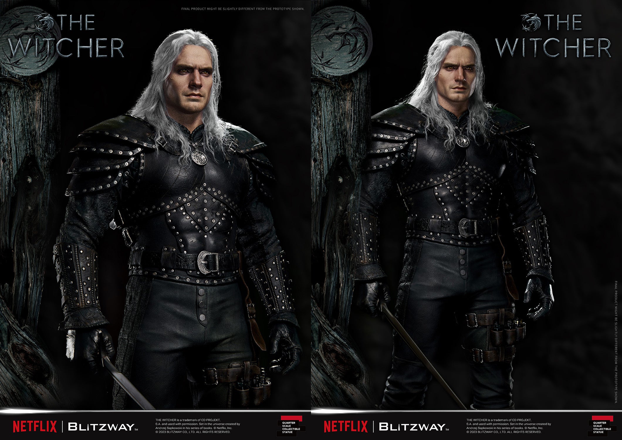 Blitzway 1/4 Scale Statue The Witcher 'Geralt of Rivia' "The Witcher"