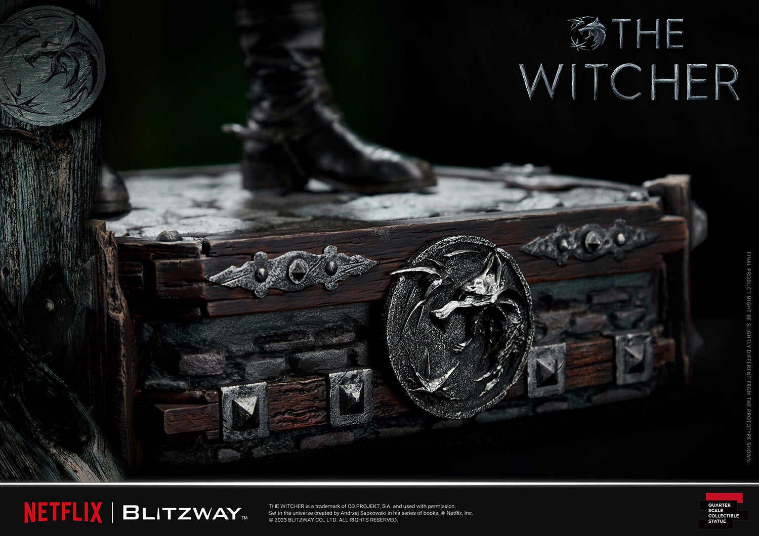 Blitzway 1/4 Scale Statue The Witcher 'Geralt of Rivia' "The Witcher"