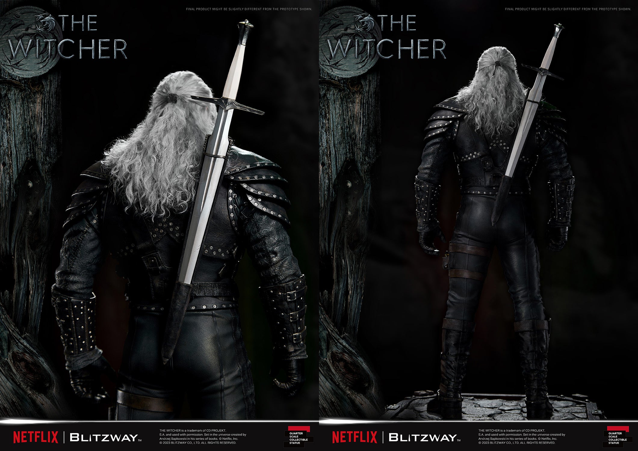 Blitzway 1/4 Scale Statue The Witcher 'Geralt of Rivia' "The Witcher"