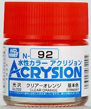 Mr Hobby Acrysion N92 - Clear Orange (Gloss/Primary)